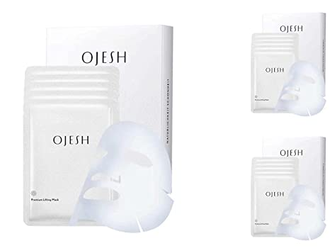 Ojesh Premium Lifting Mask (18 BOXES）-Face Masks Skincare，Hydrating Face Masks，Moisturizing，Brightening and Soothing，Anti-aging，Collagen Essential Lifting & Firming Face Mask for Women and Men All Ski